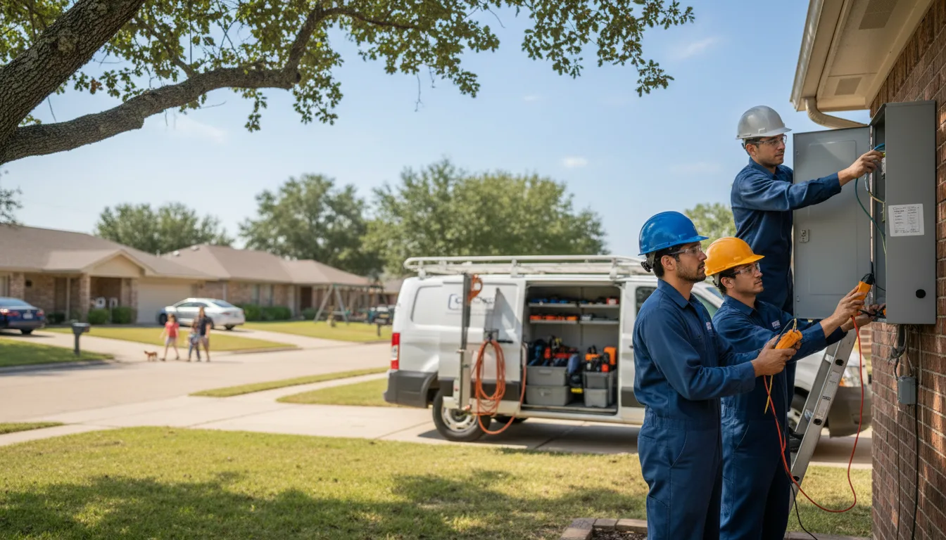 Certified electrician providing emergency electrical services in Cheyenne, OK